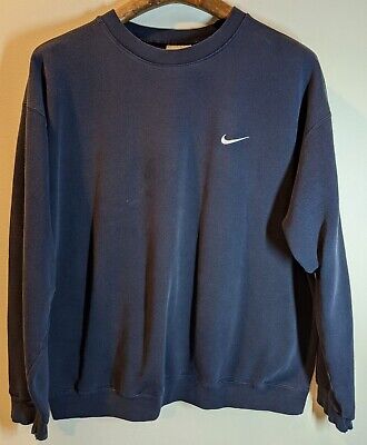 vtg nike sweatshirt mens xl red sportswear crew neck pullover grunge y2k swoosh 115932659948