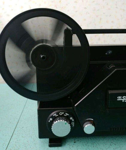 Vintage Chinon Whisper Dual 8 Projector for Parts or Repair