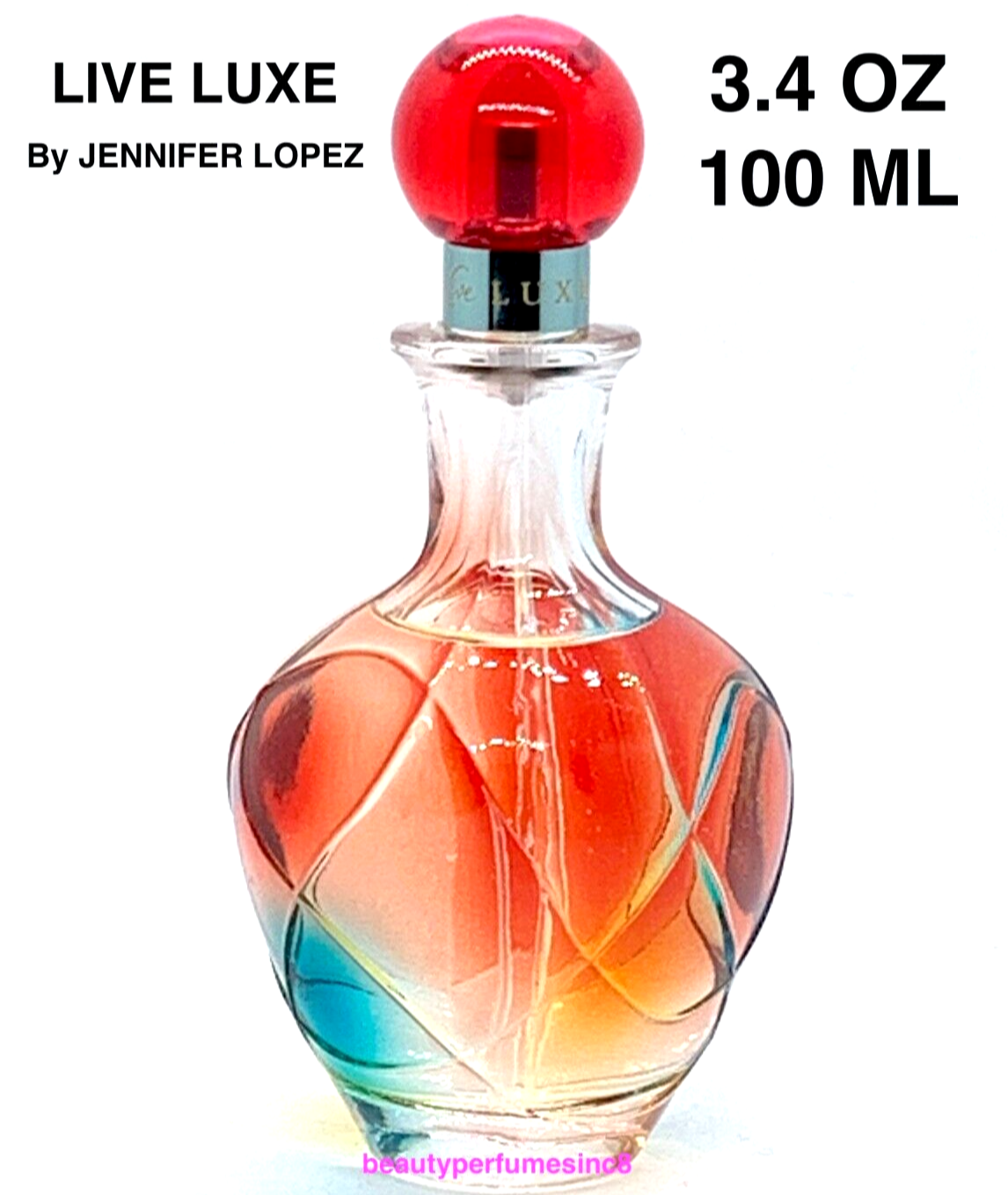 LIVE LUXE by J.LO Jennifer Lopez 3.4 oz EDP Perfume, For