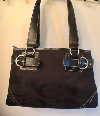 Black Concealed weapon shoulder bag