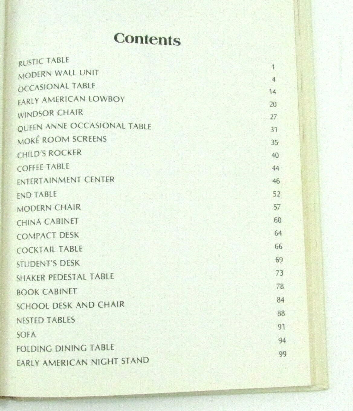 Projects For The Weekend Furniture You Can Make Rockwell Publication Lot of 2