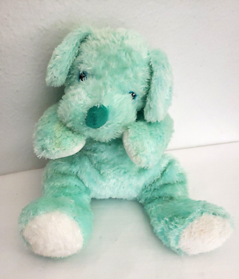 Green dog sales stuffed animal