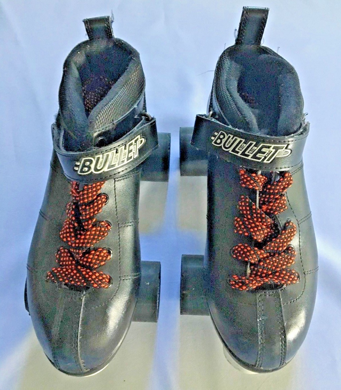 Chicago Bullet Quad Speed Roller Skates Men Size 7 Black Speed Metal Trucks