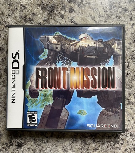 Nintendo DS Front Mission Mech Tactic Video Game Square Enix