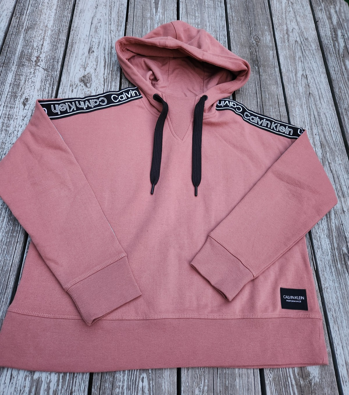 Calvin Klein Performance Hoodie Womens Medium Pullover Athleisure Sweater