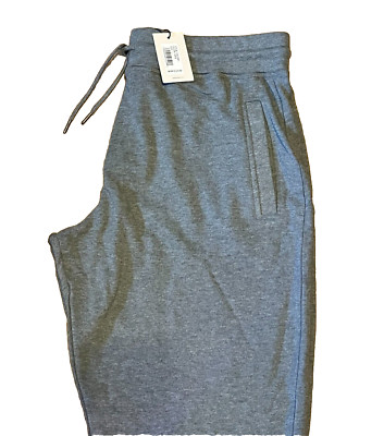 Peter Millar Seaside Men s Jogger Sweatpants Gale Gray Pockets Men's Large