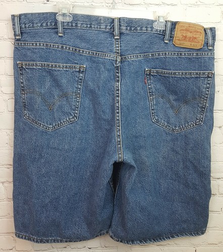 Levi's★550 black denim relaxed shorts Levis 550 Relax Fit Denim Jean Shorts Mens Size 42 | eBay