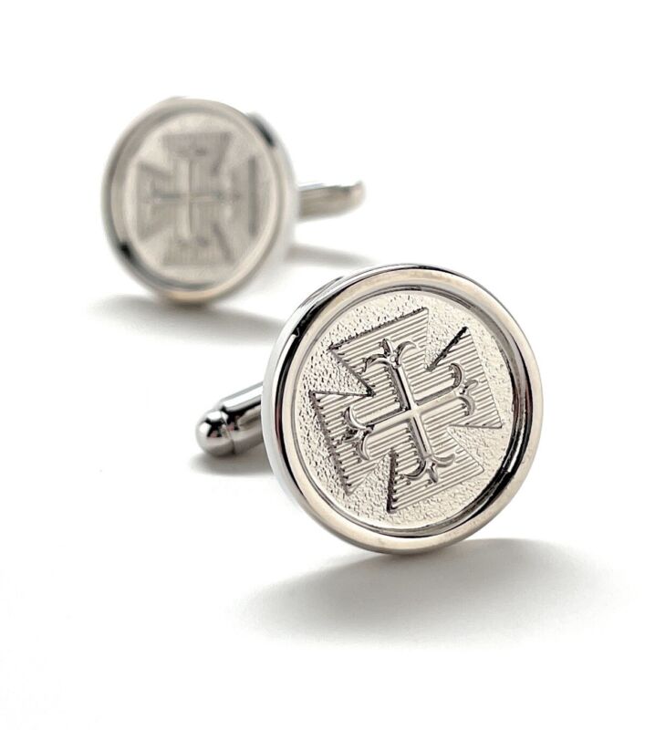 Bottoni Cross Cufflinks Christian Gifts Silver Design Religious Gifts Catholic
