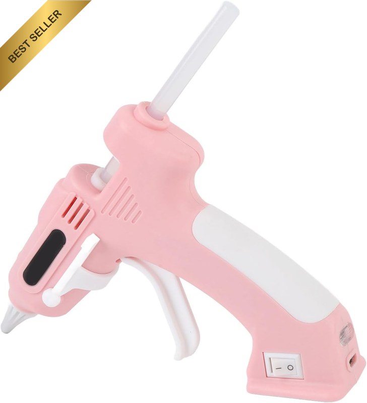 Portable Hot Melt Glue Kit Quick Heating Cordless Hot Glue Tool High Adhesion Ba