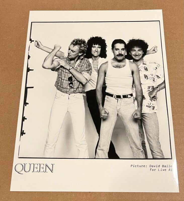 Queen - The Works RARE promo 8x10 vintage publicity photo 