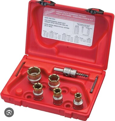 Milwaukee 49-22-8210 Carbide Hole Cutters 7pc-BRAND NEW-MAKE AN OFFER!