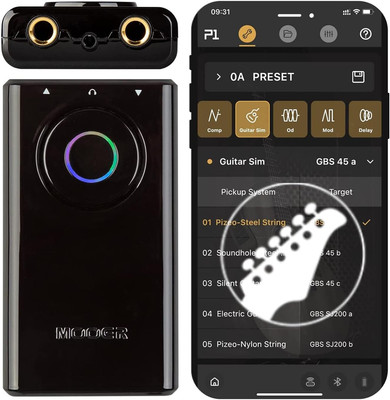 P1 Guitar Multi-Effects Processor, Bass Guitar Pedals with Tuner, Amp, Metronome