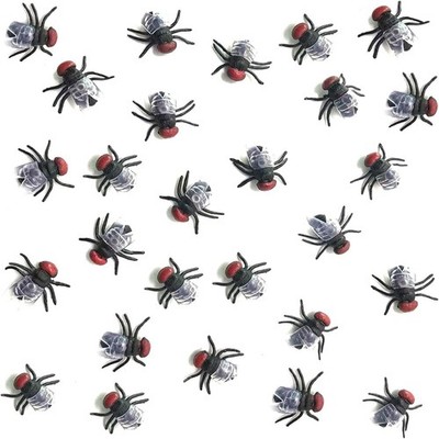 Wxinsheng Mosche Finte per Scherzi,50 Pezzi Plastica Giocattolo per