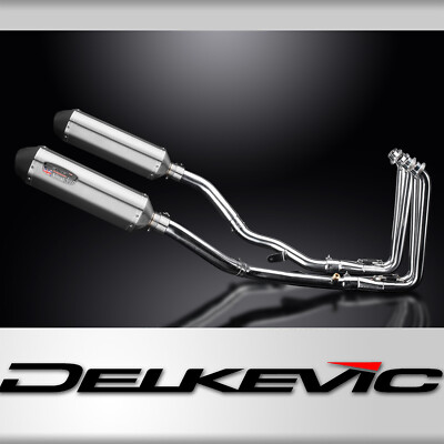 Yamaha FJR1300 2001-2005 Complete Exhaust 4-2 13.5'' X-Oval Stainless Mufflers