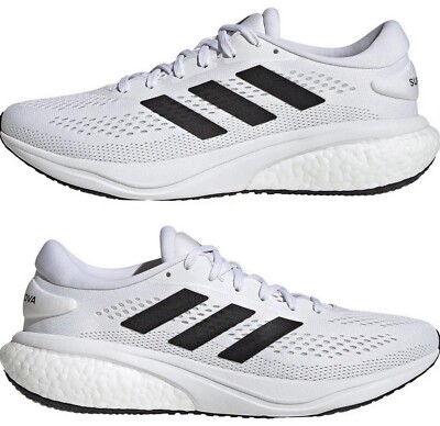 Adidas Supernova 2 Men's Running Shoes GW9089, Cloud White/Core Black Size 14