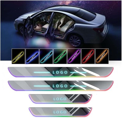 Magnetic Installation LED Door Lights - 4Pcs, Color-Changing with Auto-Sensor