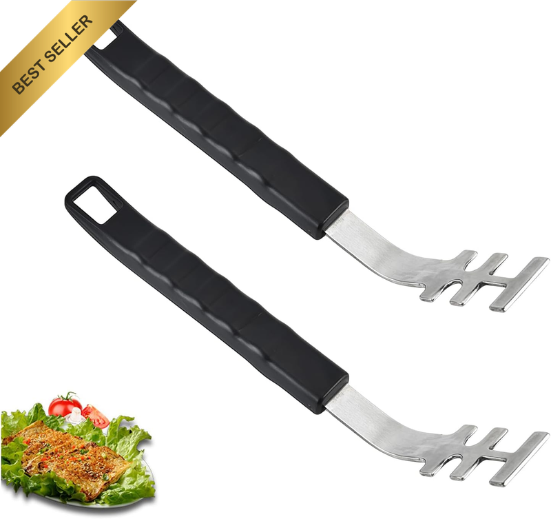 2Pcs Grill Grate Lifter Stainless Steel Anti-Scald | Heat Resistant BBQ Tool for