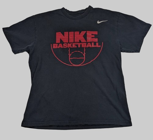 Nike Basketball Swoosh Court Logo T-Shirt Medium | eBay
