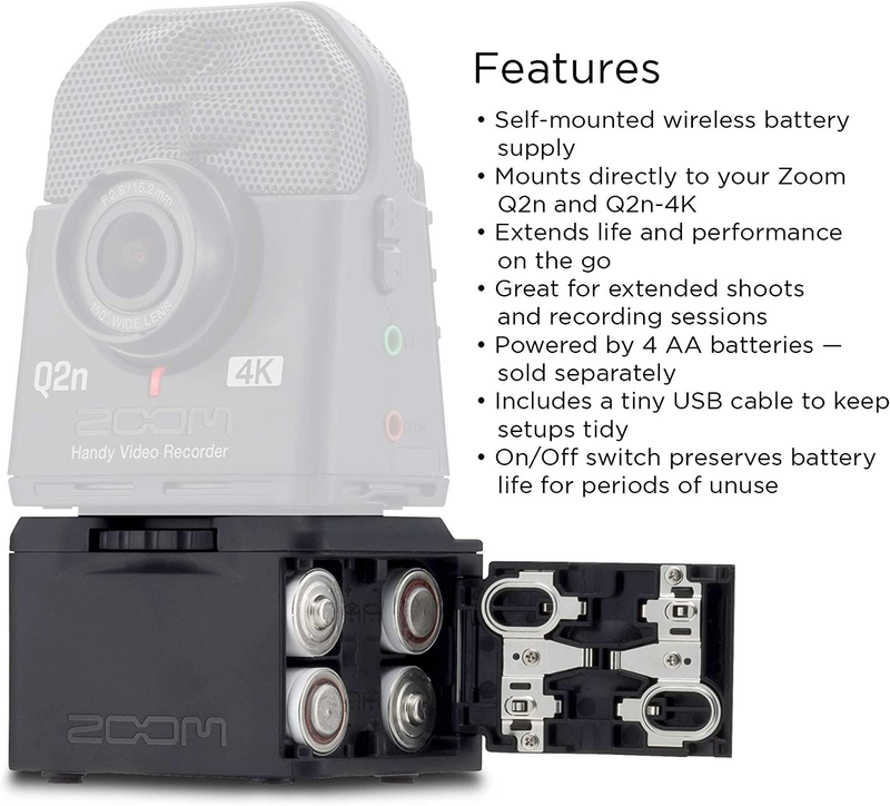 Q2N-4K Handy Video Recorder, 4K/30P Ultra High Definition Video, Compact Size, S