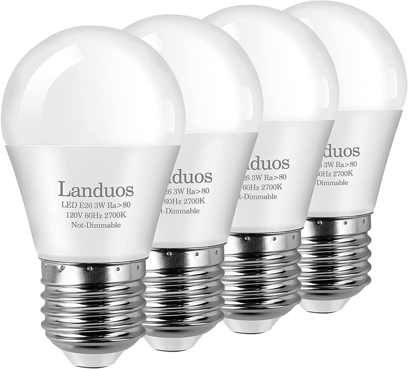 LED Bulb 3W 25 Watt Equivalent, Night Stand Bulb Table Lamp Bulb A15 Light Bulb