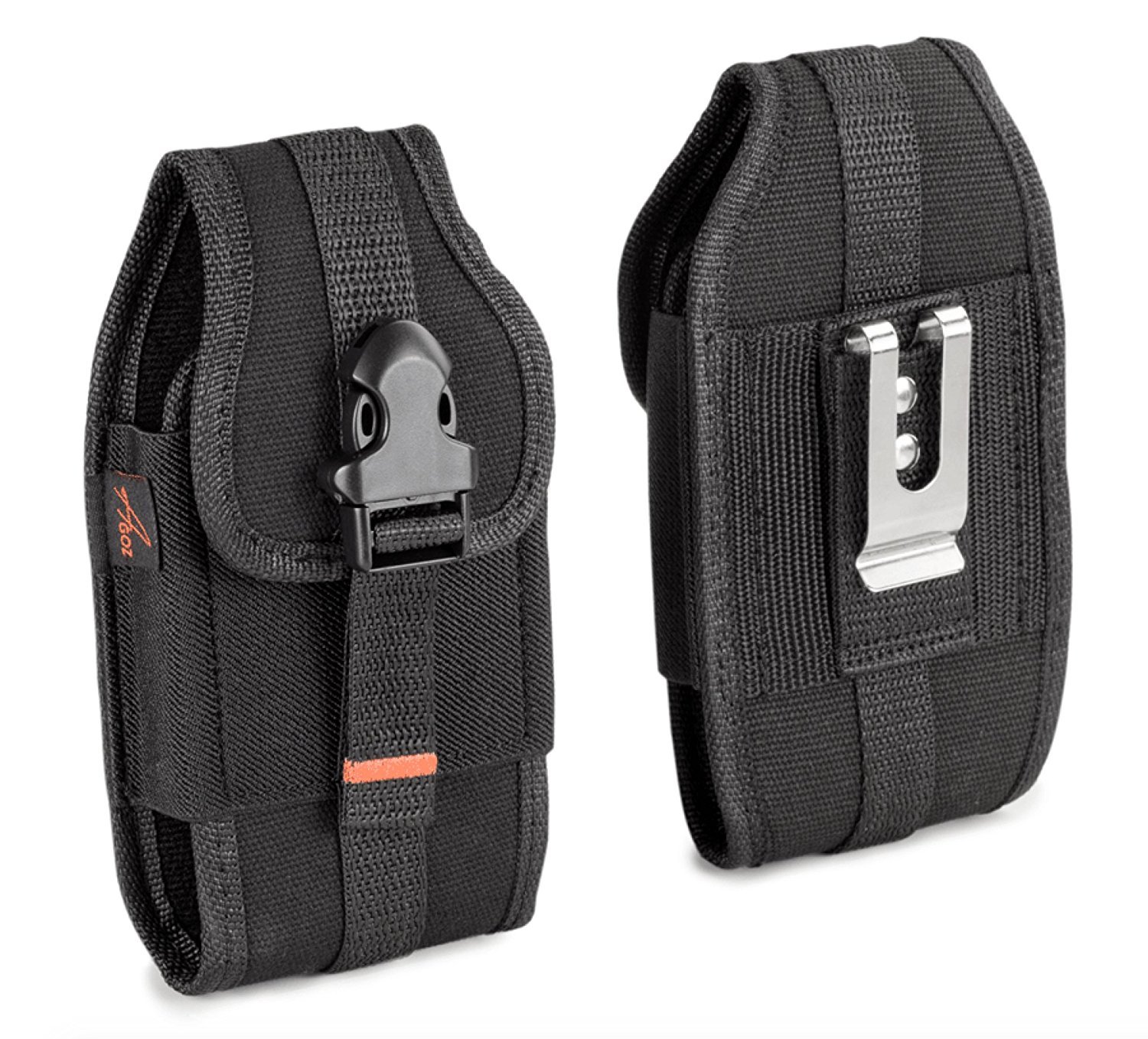 AGOZ Heavy Duty Rugged Belt Clip Flip Phone Case Holster for 4.25" x 2