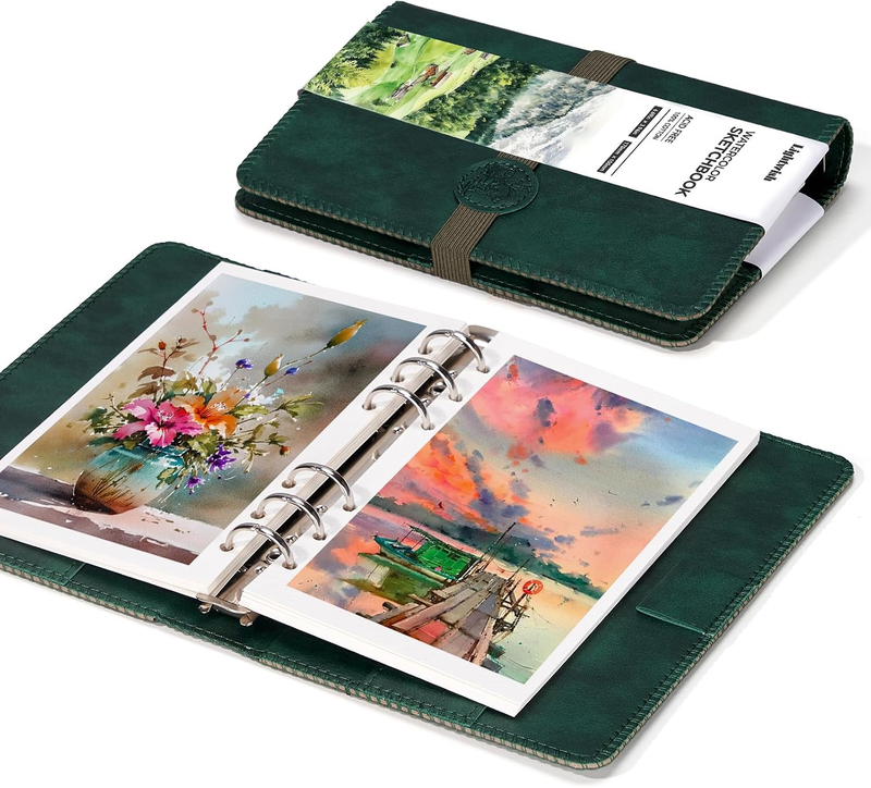 Watercolor Sketchbook, Hot Press, 17 X 10 Cm, 20 Sheets
