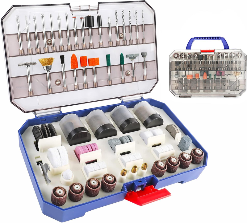 306PCS Rotary Tool Accessories Kit, Fits Dremel Rotary Tool, 1/8" Shanks DIY Uni