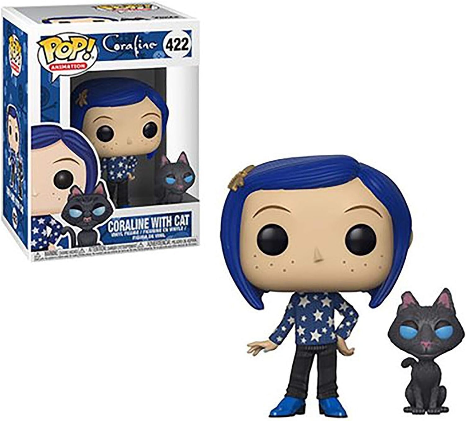 Funko Pop Movies: Coraline with Cat Buddy Collectible Figure #422