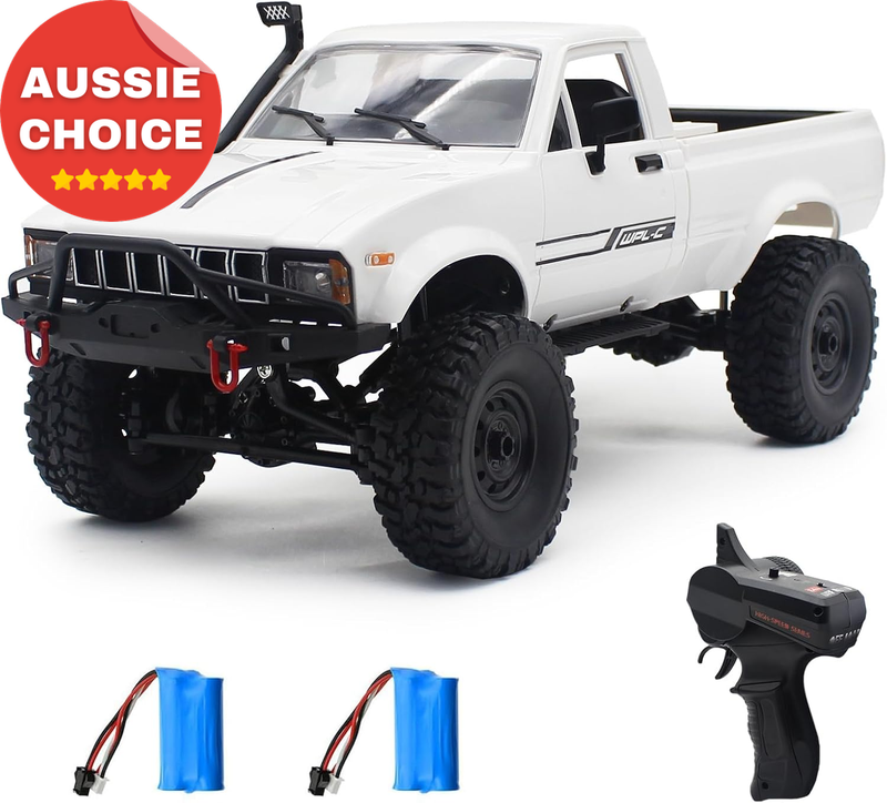 WPL C241 1/16 Crawler RC Car 4WD Off-Road Truck 2 Batteries Remote Control