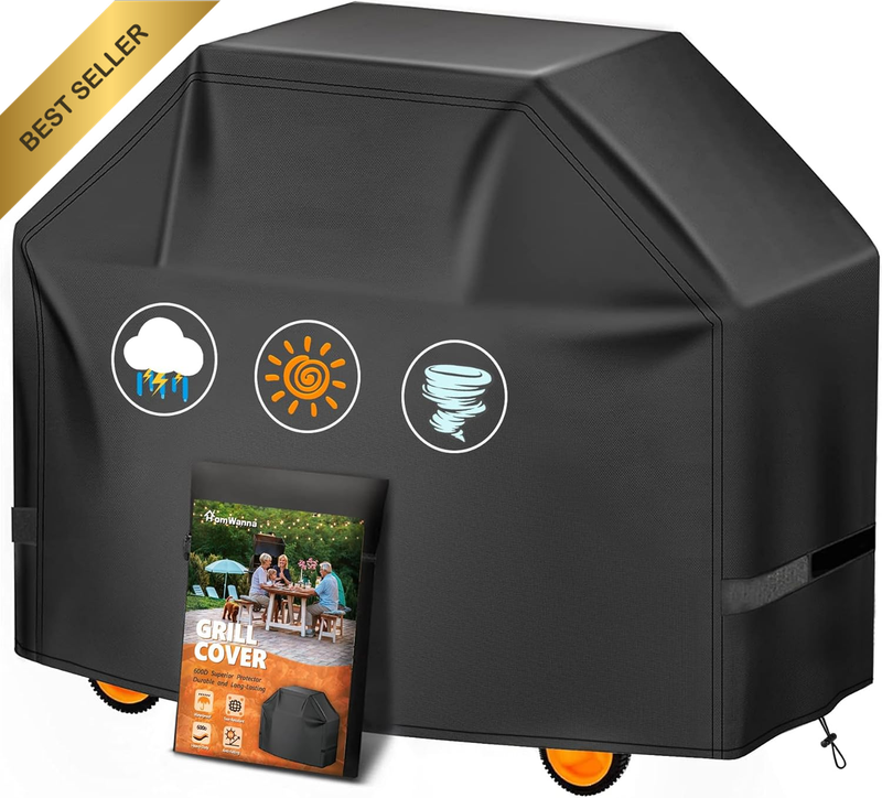 BBQ Cover 182CM - Superior Grill Cover for Weber Summit 600 Series Gas Grill - 6