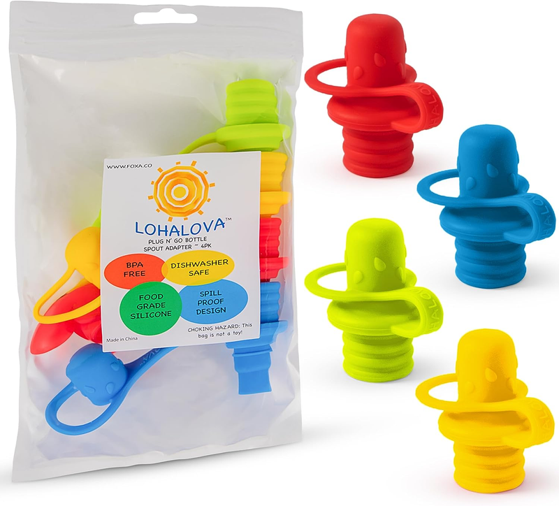 Spill-Proof Water Bottle Spout Adapter for Kids - Bpa-Free, 