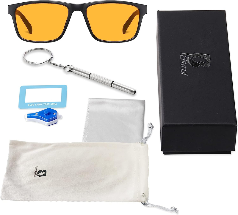Best anti Glare Amber Lens Night Vision Glasses for Driving, Computer Gaming Gla