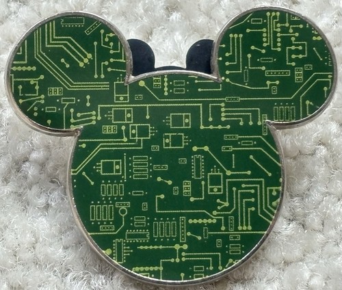 Disney Mickey Mouse Circuit Board Ears Pin Computer Chip