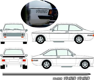 Ford Escort MK2 RS2000// Mexico heater control decal