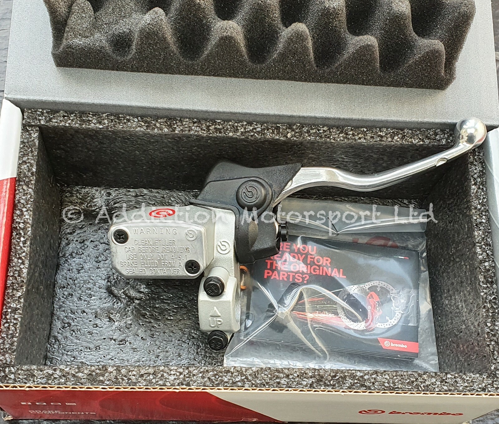 Brembo MX Enduro Offroad Brake Master Cylinder PS9x19, Ø9mm Red