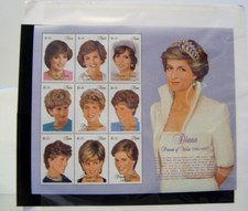 Diana Princess Of Wales US Postage Stamps-Mint-Uncut Sheet ...