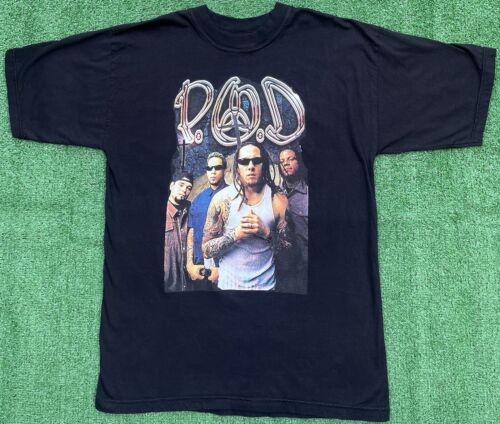 Vintage 2000s POD Metal/Rock Band Double Sided T Shirt Vintage 2000s POD Metal/Rock Band Double Sided T Shirt