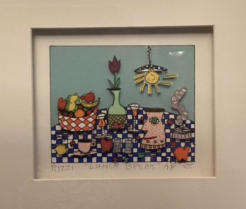 JAMES RIZZI LUNCH BREAK ORIGINAL 3D CONSTRUCTION W