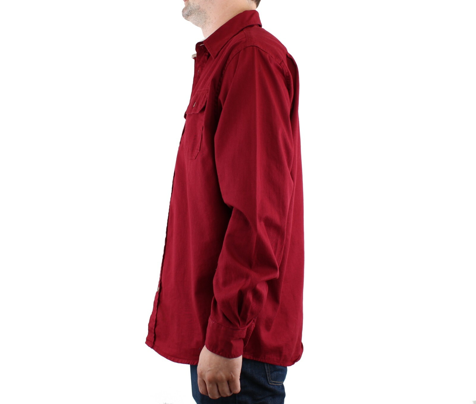 Wrangler Premium Men's Shirt Casual Long Sleeve Button Down 2 Pocket