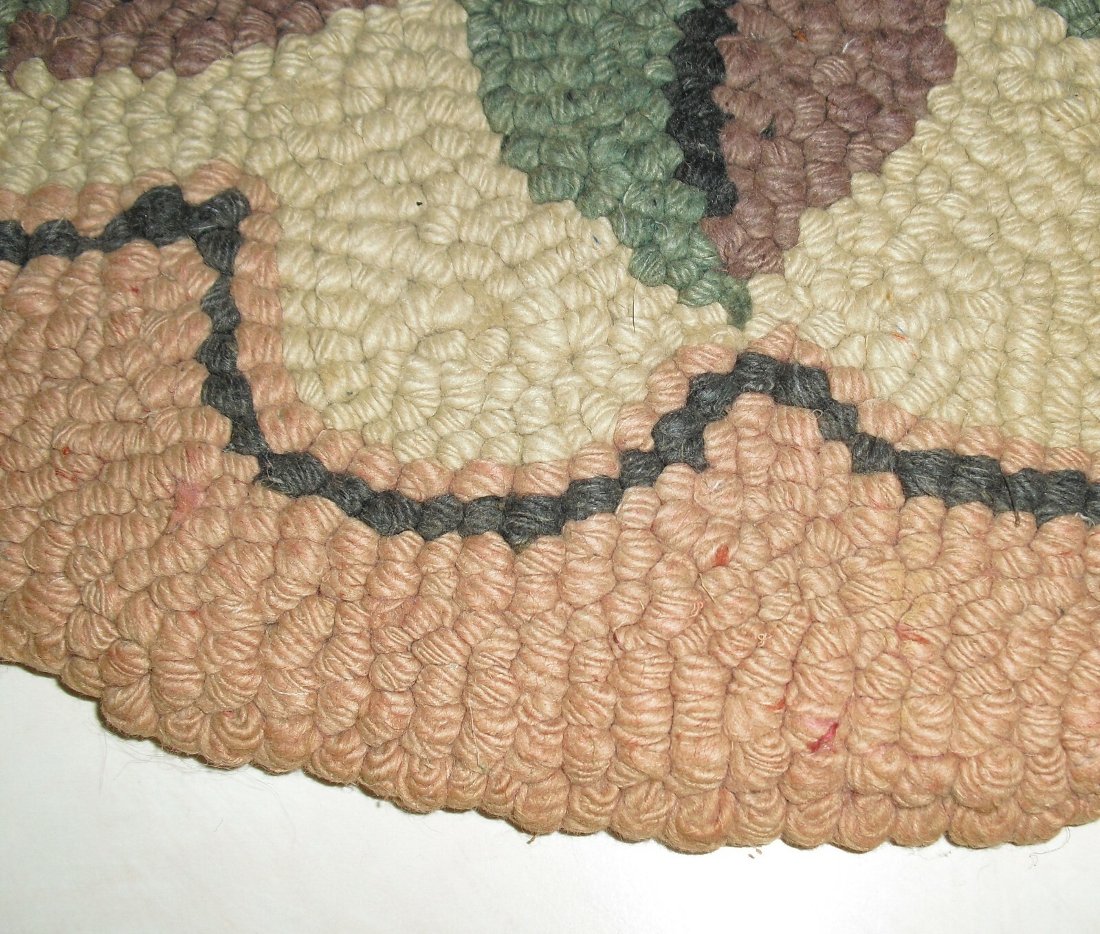 Antique Handmade Round Chair Pad 15