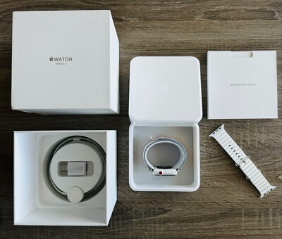 Apple Watch Series 3 Edition 42mm Ceramic White with 2x Bands, GPS + Cellular