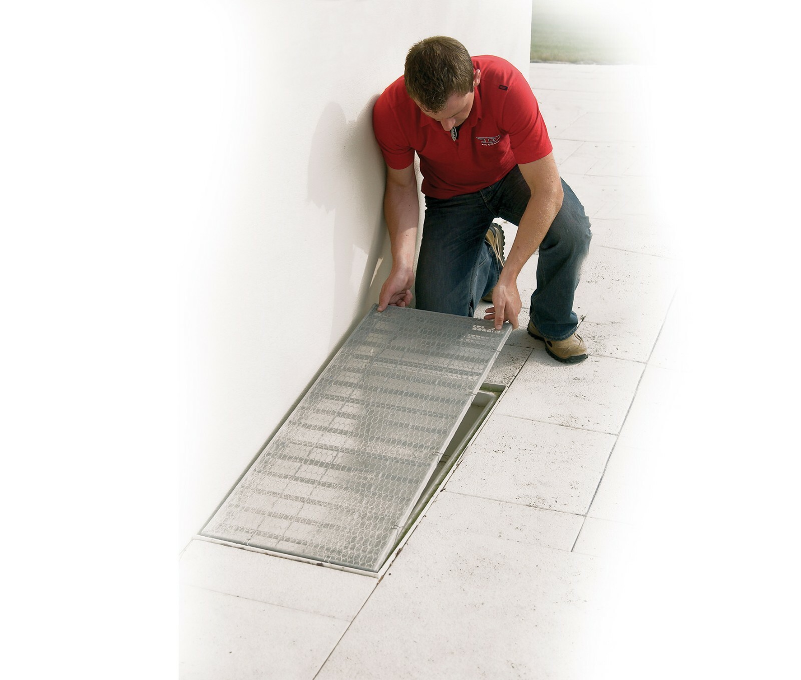 Lichtschachtabdeckung Kellerschachtabdeckung Gitterrost Laubschutz Profi