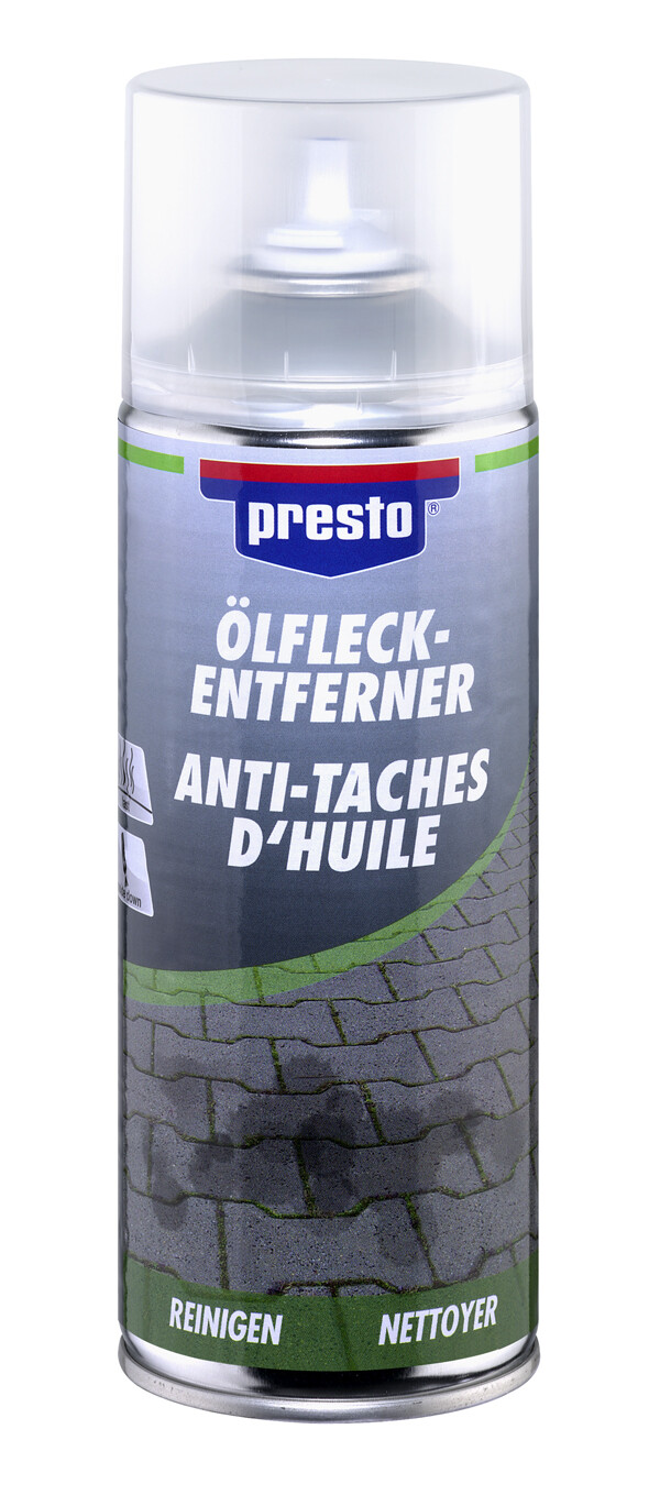 Presto Öl-Fleck-Entferner Spray Ölentferner Boden Reiniger 400 ml 157172