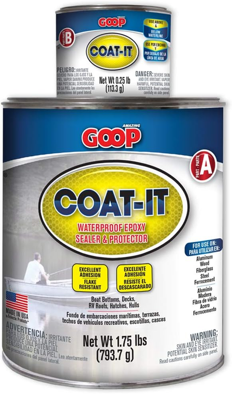 5400040 Coat-It Waterproof Epoxy Sealer & Protector - 2 Lb Kit, Da