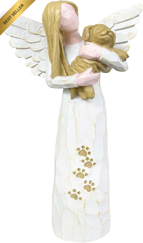 Dog Memorial Gifts for Loss of Dog, Pet Memorial Gifts, Resin Angel Statues,Scul