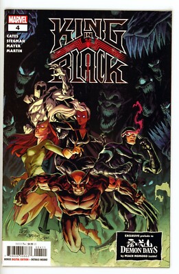 KING IN BLACK #4 NEAR MINT 2021 RYAN STEGMAN COVER 1st PRINT MARVEL COMICS b-297
