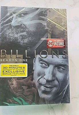 Billions: Season One 1 1st NEW DVD 2016 Showtime 4 Disc Set Paul Giamatti 