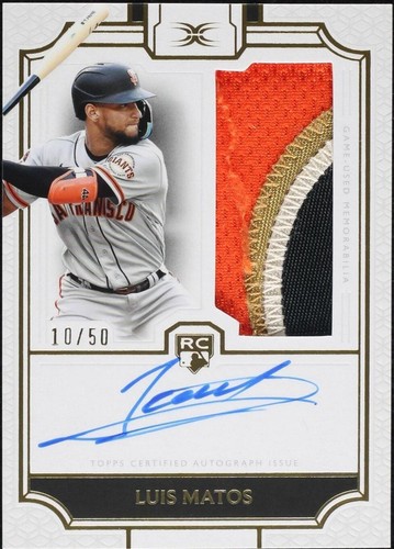 2024 Topps Definitive Collection - Luis Matos #DRPC-LM