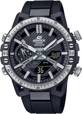 Pre-owned Casio Edifice Sospensione Ecb-2000ytp-1ajf Solar Men Watch Bluetooth In Box