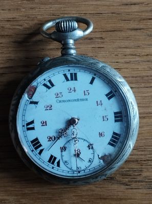 Montre gousset chronometre argentan outlet